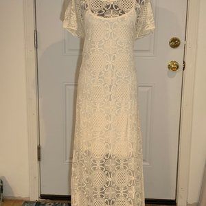 Brand new lace maxi dress from Anthropologie